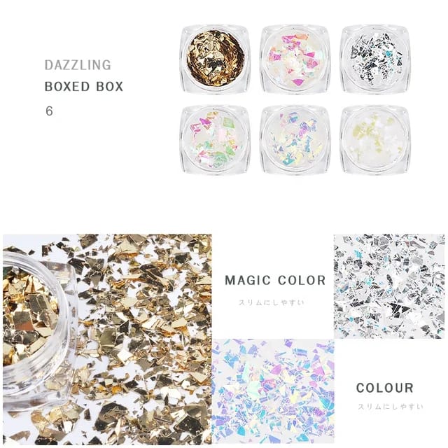 Decoración  flake para encapsular