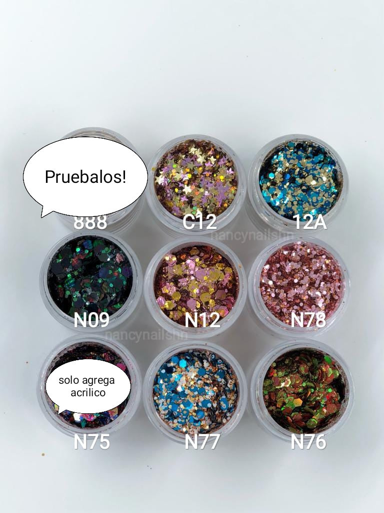 Glitter o escarcha