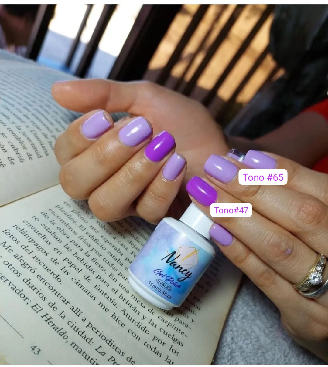 Esmaltes en gel color 47 Nancy