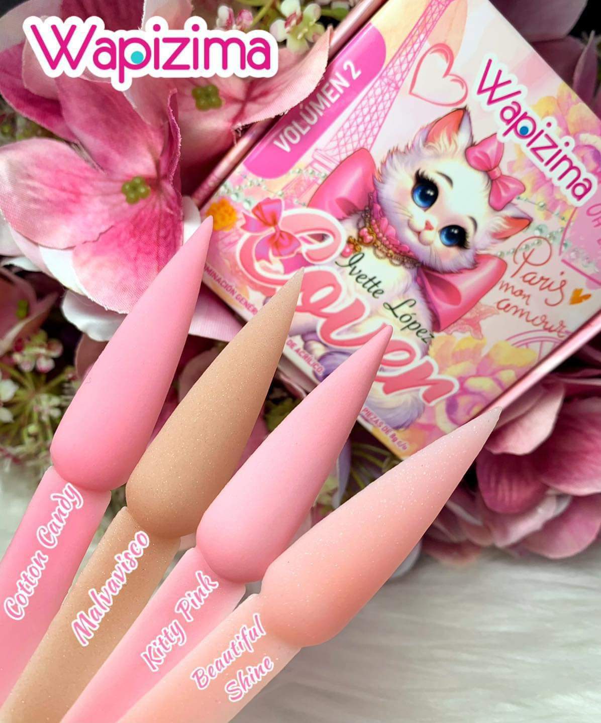 Acrílico wapizima colección Cover 2 Ivette Lopez 4pzas
