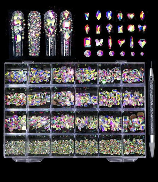 Cristales de Formas caja mediana