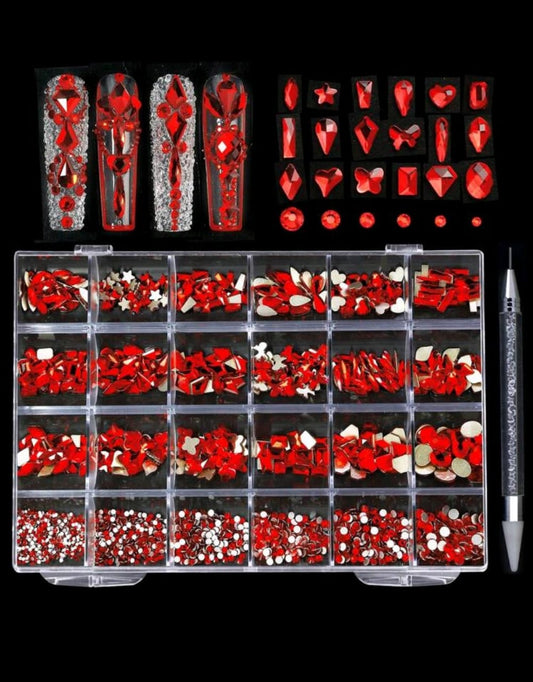 Cristales de Formas caja mediana