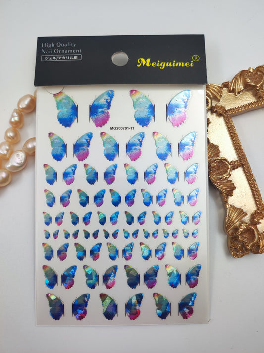 Calcomanias solo mariposas