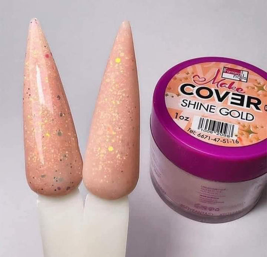 Acrílico Fantasy Nails Shine Gold  1 onza