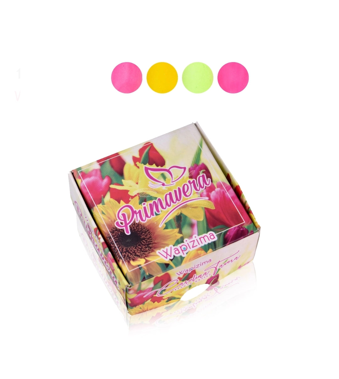 Acrílico wapizima colección primavera 4 pzas