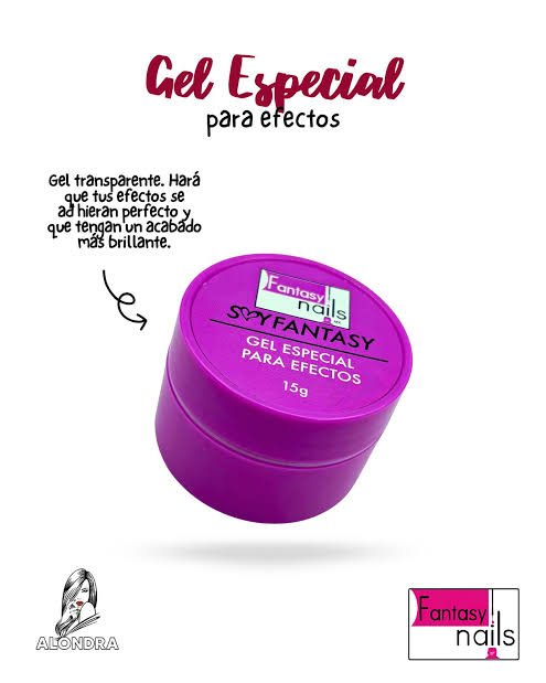 Gel especial para efectos fantasy nails