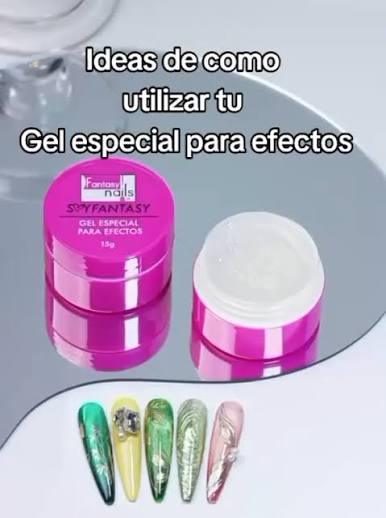 Gel especial para efectos fantasy nails