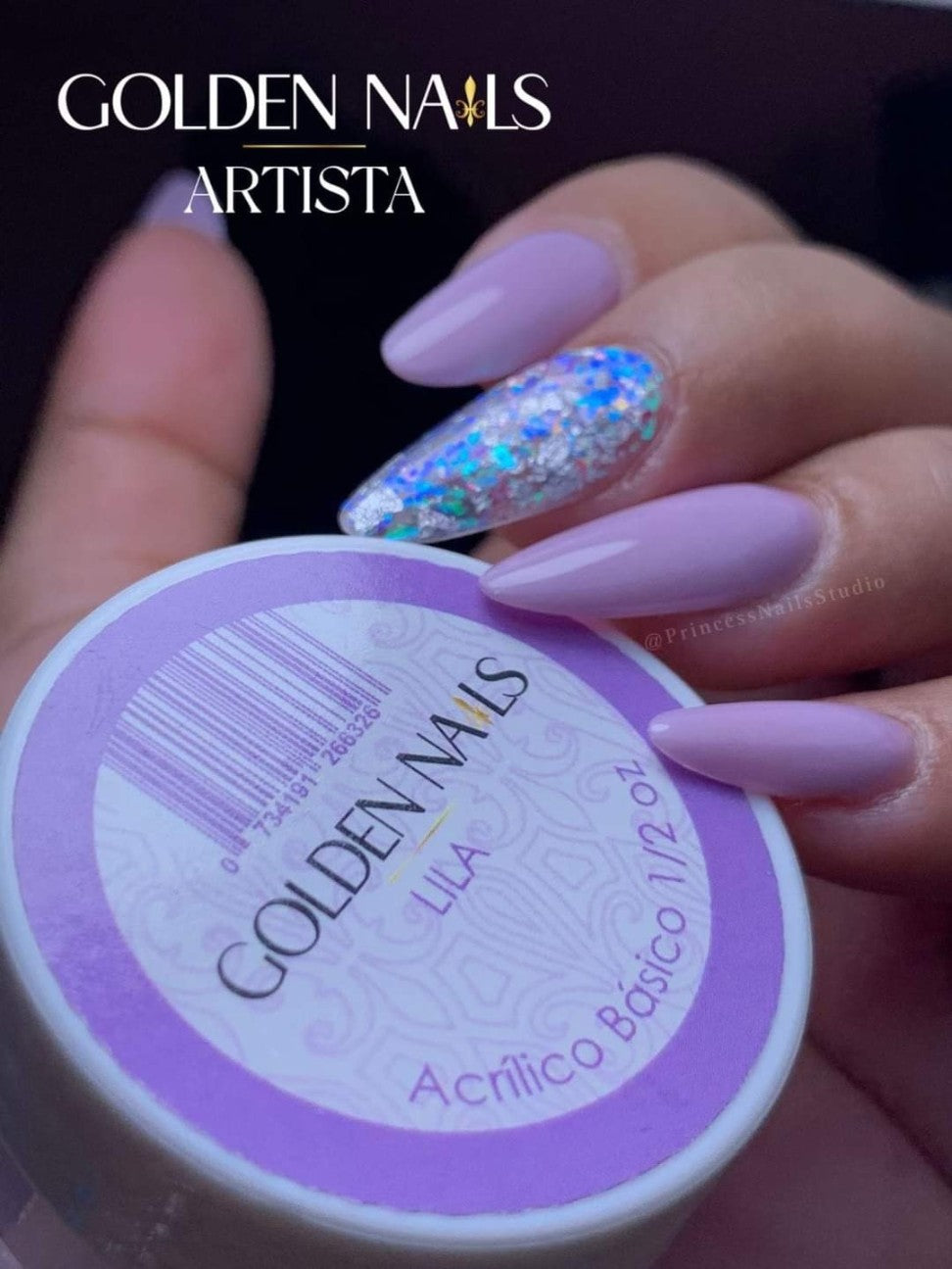 Acrilicos 17 colores en  1/2 onza Golden Nails