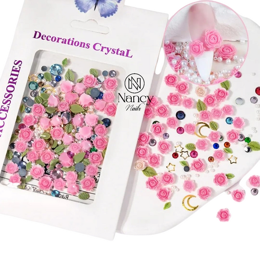 Flores 3D en 3 colores