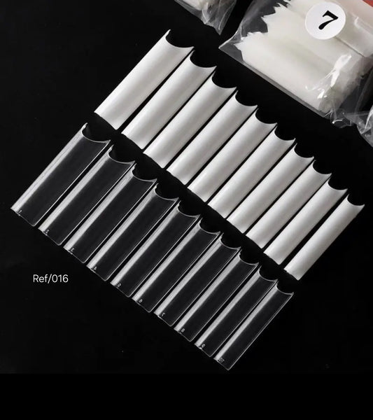 Tips curva C en clear y natural