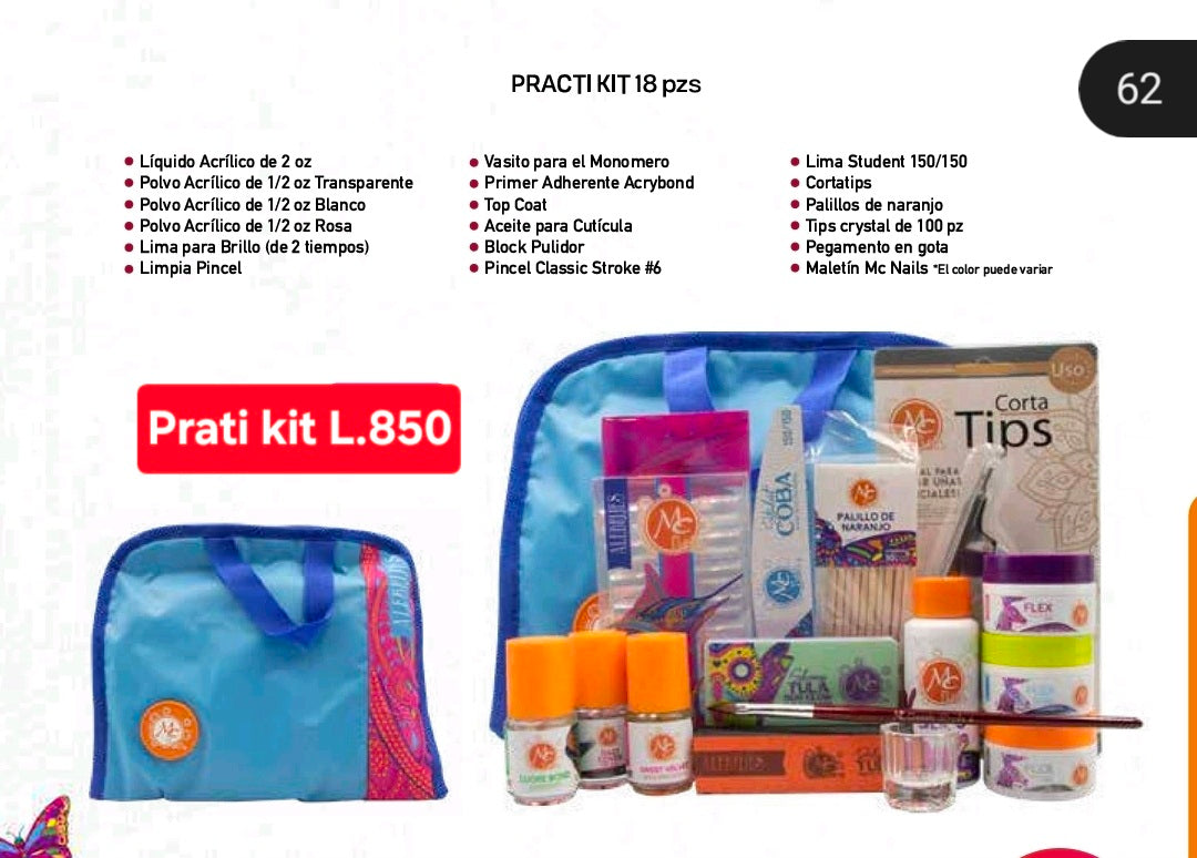 Prati kit para uñas Reestok