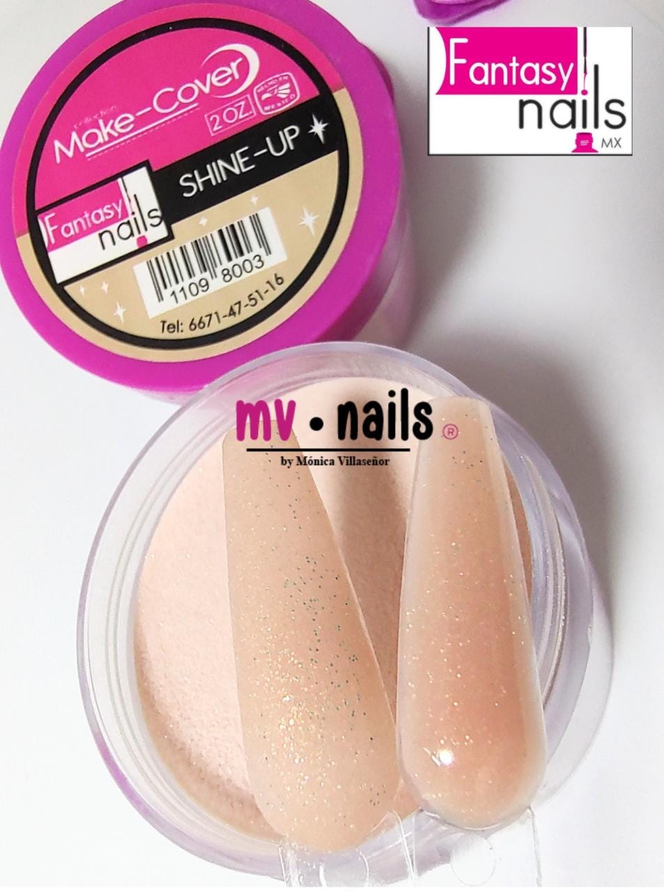 Acrílicos Fantasy Nails  2 onzas varios colores