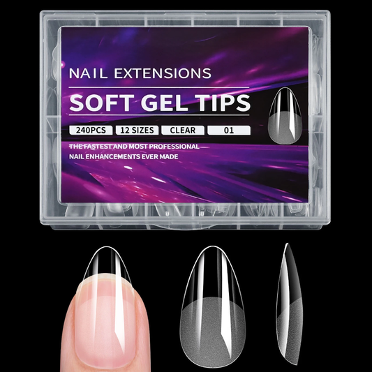 Soft gel tips 240 piezas NUEVO