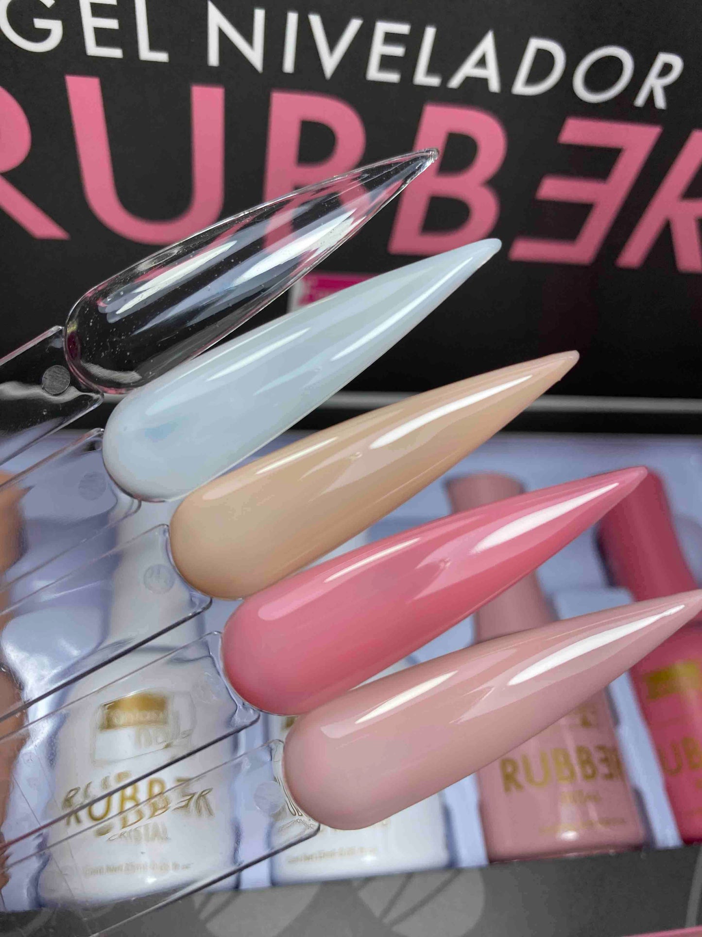 Gama de Base Rubber fantasy nails