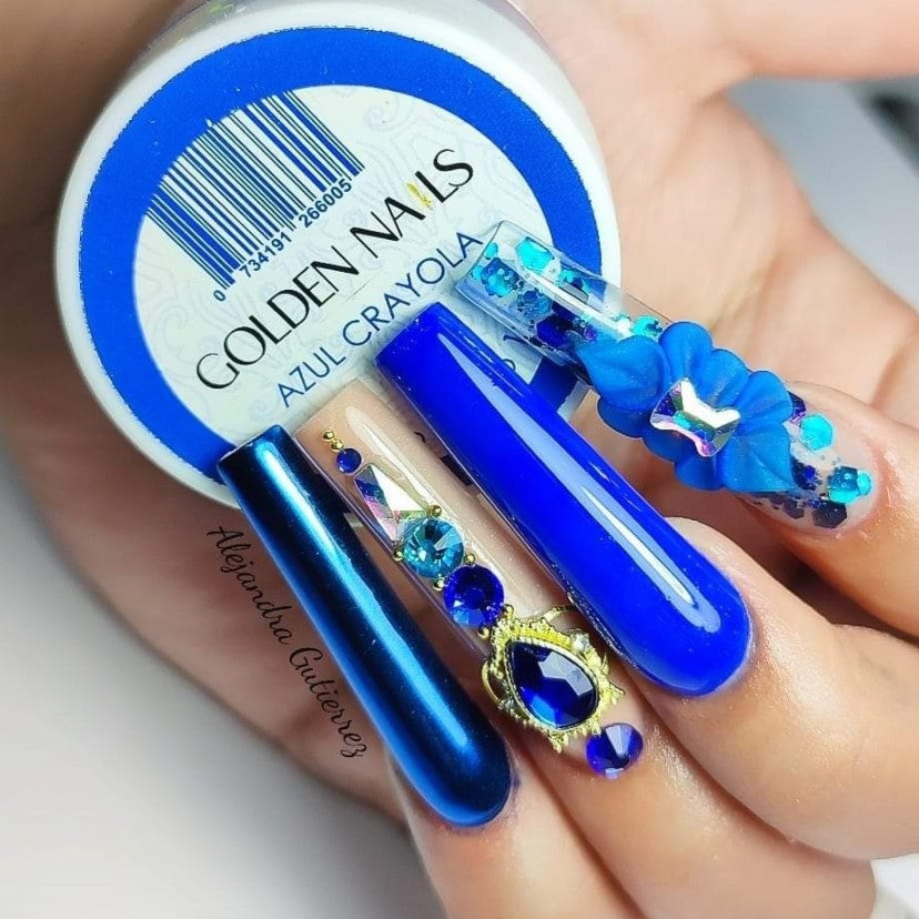 Acrilicos 17 colores en  1/2 onza Golden Nails