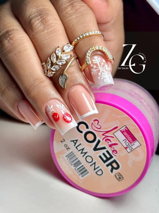 Acrílico Fantasy Nails Almond 1,2 y 4 onzas