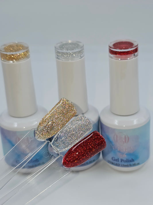 Esmaltes en gel  efecto reflectivo Nancy