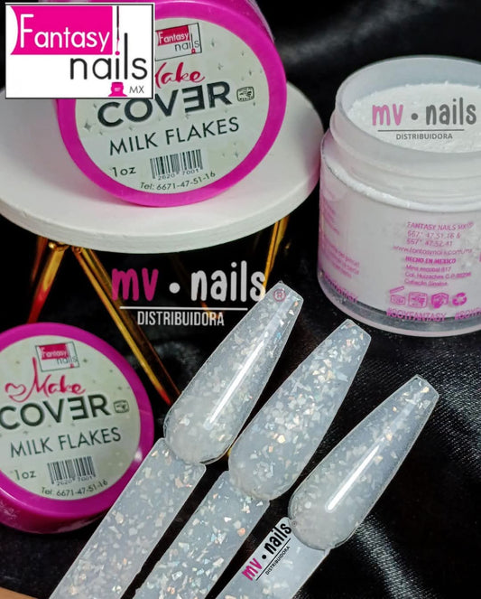 Acrílico Fantasy Nails Milk Flakes 1 onza
