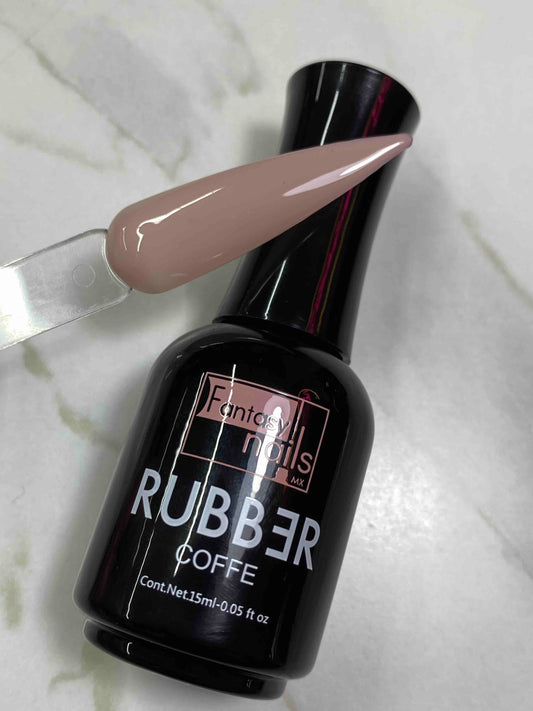 Rubber COFFE fantasy nails