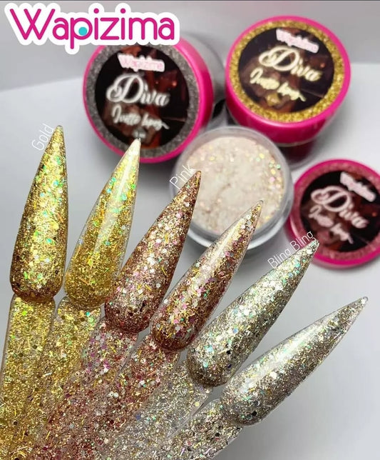 Acrílico wapizima Diva Bling-    Bling 1 onza