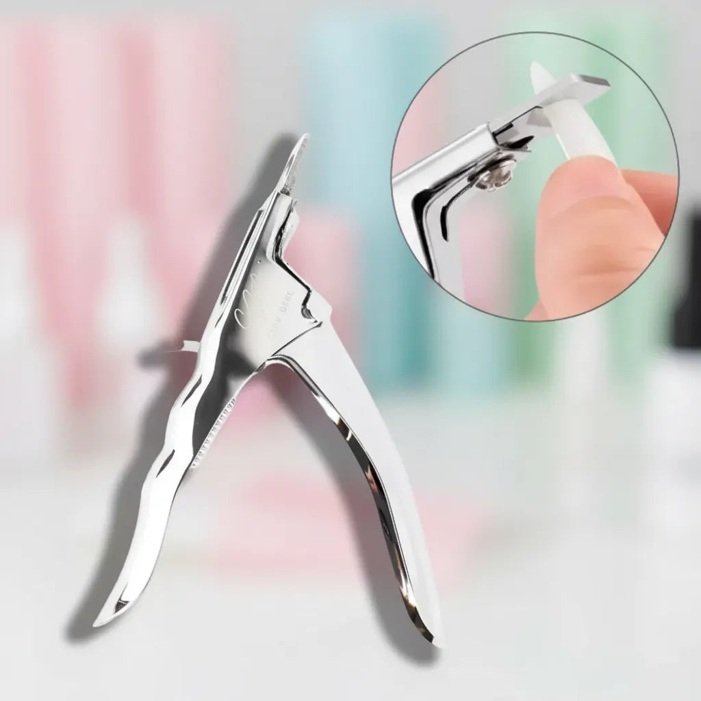 Corta tips metálico plateado Reestok